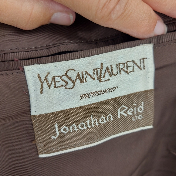 Yves Saint Laurent Wool Blazer Brown 44 Regular - Picture 7 of 14